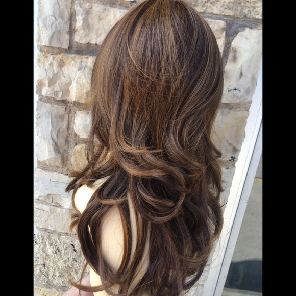 Skin top Ginger Copper brown Wig main image 9